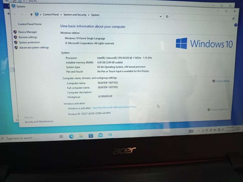 Acer Aspire laptop ( Please Read )