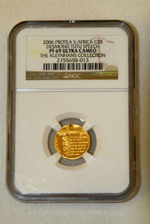 # 2006 Protea G5R Desmond Tutu Speech  PF69 Ultra Cameo #