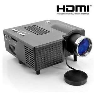 UNIC Multidimension household mini HDMI LED projector/Support computer TV USB SD