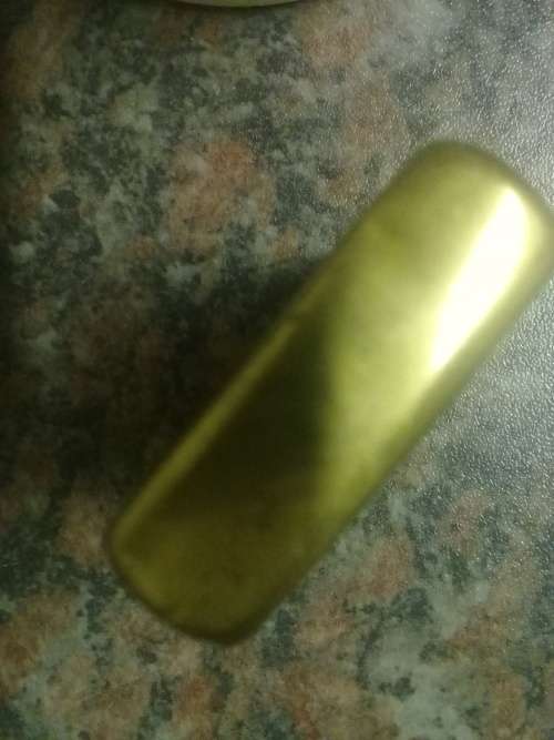 ***VINTAGE*** Authentic ZIPPO - Solid Brass (Round Table / Tafelronde Stamped)