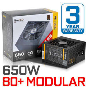 Antec NEO Eco 650W 80+ Bronze Modular Desktop Power Supply