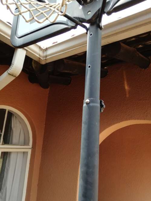 Basketball Lifetime backboard, hoop, pole and base