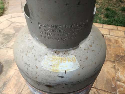 19 Kg gas bottle