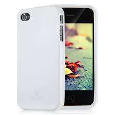 New Pure White Colour Material Back Cover Case Skin for Apple iPhone 5