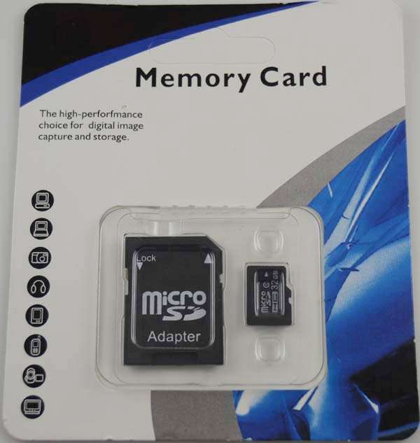 BRAND NEW 32GB Micro SDHC Class 10 Flash Memory Card & Free SD Adapter