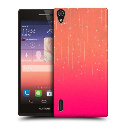 Huawei P7 Neon ombre rain case