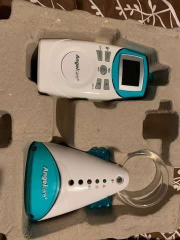 Angelcare AC401 Baby Breathing Movement and Audio Monitor with Wired Sensor Pad
