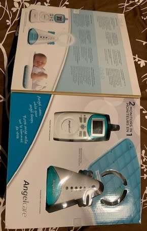 Angelcare AC401 Baby Breathing Movement and Audio Monitor with Wired Sensor Pad