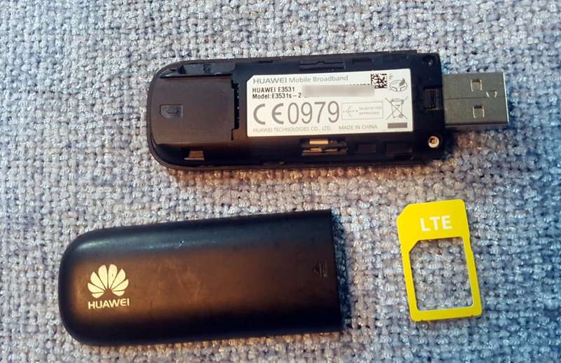 2nd Hand Huawei E3531 HSPA+ 21.6Mbps USB 3G Dongle - No Cap + SIM Adapter