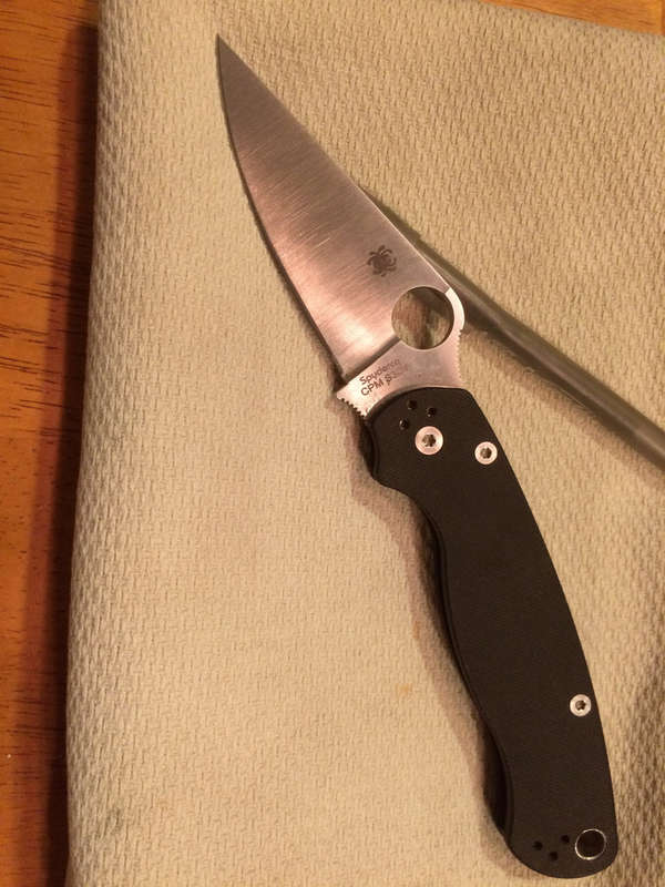 Spyderco ParaMilitary 2, G-10 Handles + Plain Edge [C81GP2] - CLEARANCE SALE
