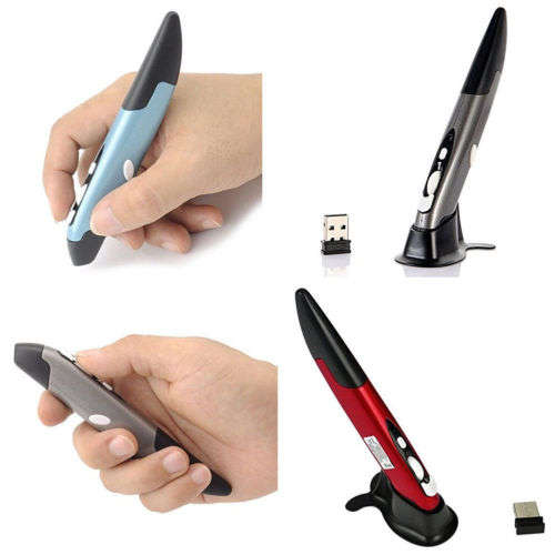 2.4Ghz Wireless Optical Pointer/Drawing Designer Mouse (Black/Grey) - CLEARANCE SALE