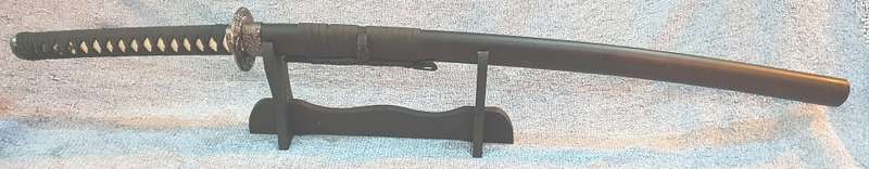 Matte Black Bushido-Code Samurai Katana - CLEARANCE
