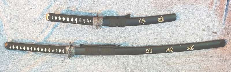 Matte Black Bushido-Code Samurai Katana - CLEARANCE