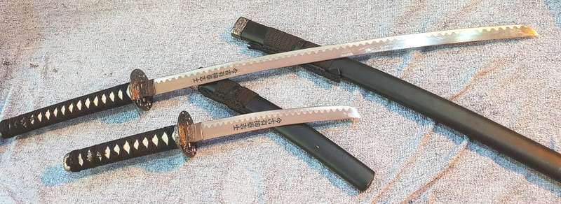 Matte Black Bushido-Code Samurai Katana - CLEARANCE
