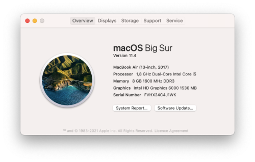 Macbook Air 2017