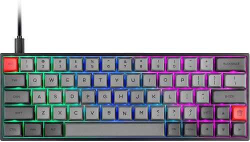 Mechanical Gaming Keyboard, 61 Keys (Gateron Optical Brown)
