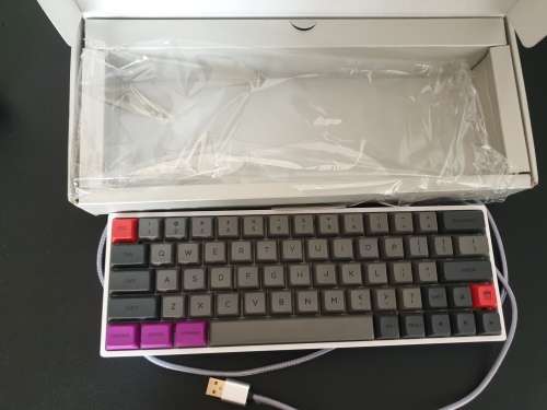 Mechanical Gaming Keyboard, 61 Keys (Gateron Optical Brown)