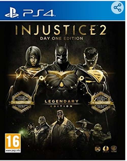 INJUSTICE 2 STEELBOOK LEGENDARY DAY ONE EDITION