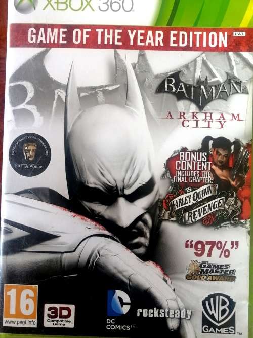 BATMAN ARKHAM CITY GAME OF THE YEAR EDITION