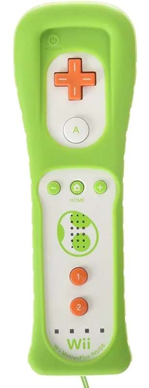 WII REMOTE MOTION PLUS NINTENDO CONTROLLER  (YOSHI ORIGINAL EDITION )