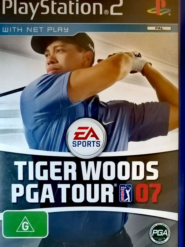 PS2  Tiger Woods PGA 07