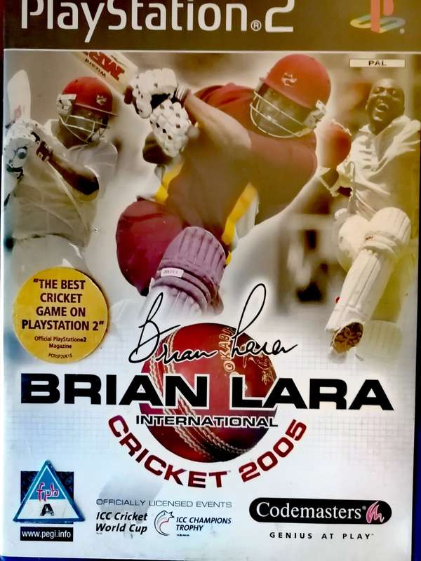 PS2 Brian Lara Cricket 2005