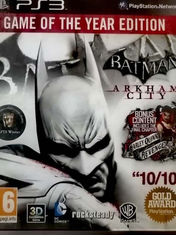 Ps3 - Batman ARKHAM CITY (Game of the Year Edition)