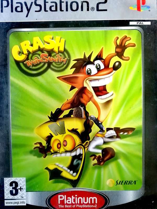 PS2  Crash Twin Sanity