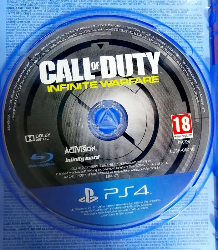 CALL OF DUTY INFINITE WARFARE(DISK Only)