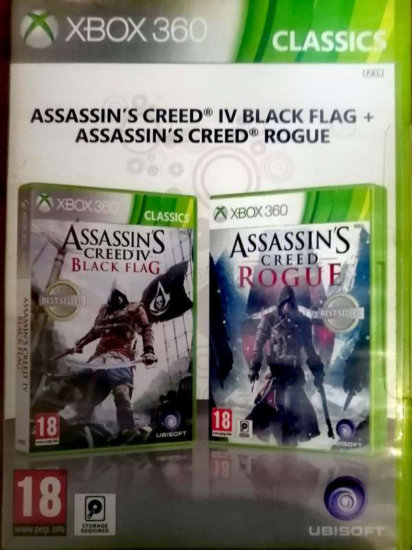 ASSASSINS CREED COLLECTION (4,Blackflag &Rogue)