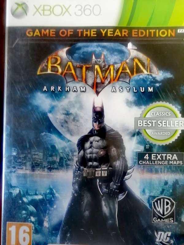 BATMAN ARKHAM ASYLUM GAME OF THE YEAR EDITION XBOX 360