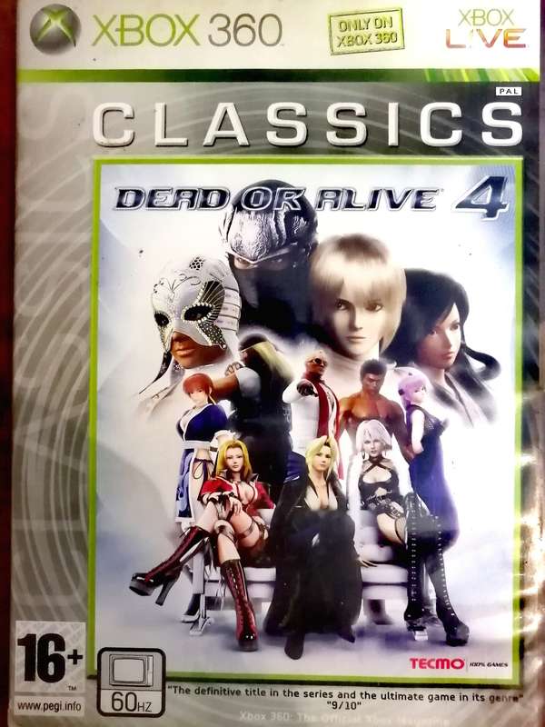 DEAD OR ALIVE 4 (GREAT CONDITION) XBOX 360
