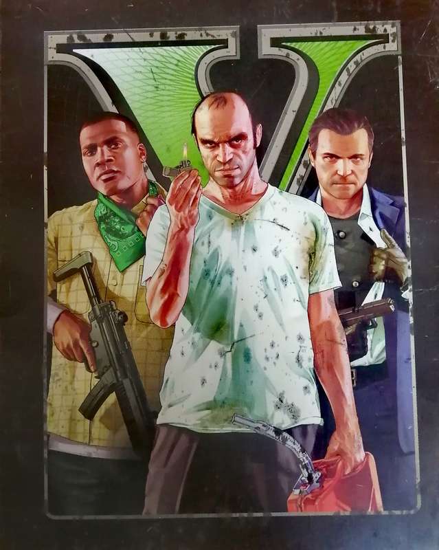 GRAND THEFT AUTO 5 PS3 STEELBOOK EDITION