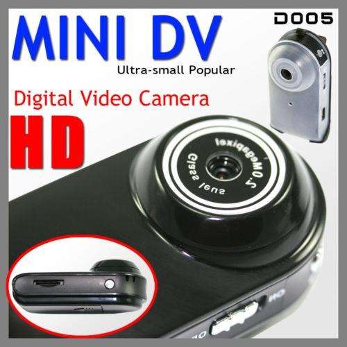 NEW!!! Mini DV HD High Definition Spy Digital Video Camera D005 [BLACK]