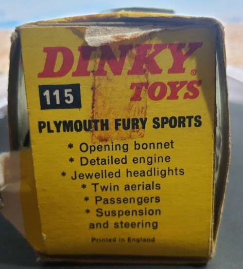 Dinky Plymouth Fury Sports 115