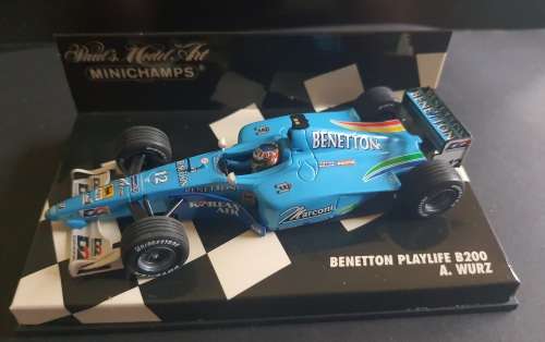Minichamps Benetton Playlist B200 A.Wurz
