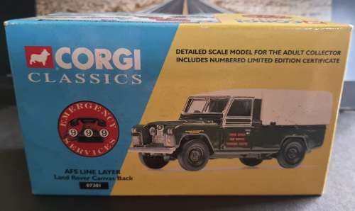 Corgi Classics Land Rover Canvas Back