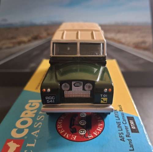 Corgi Classics Land Rover Canvas Back