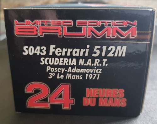 Brumm S043 Ferrari 512M