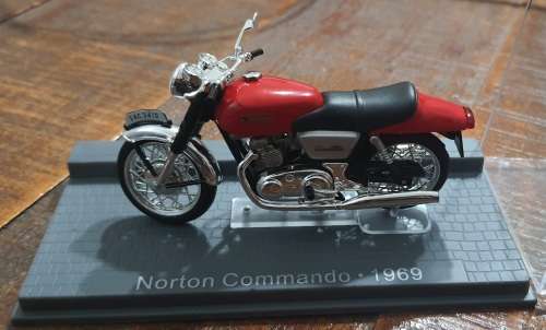 Set of Four Atlas classic Motorbike models