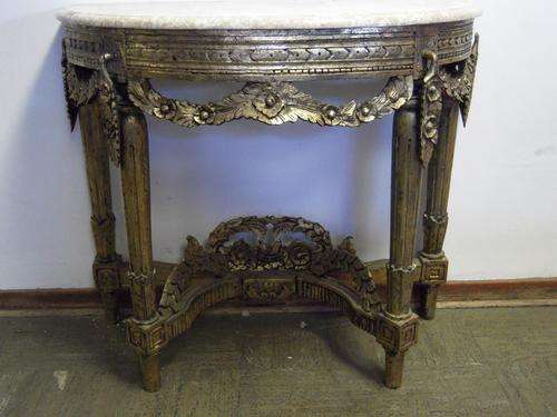 French Gold leave Console
