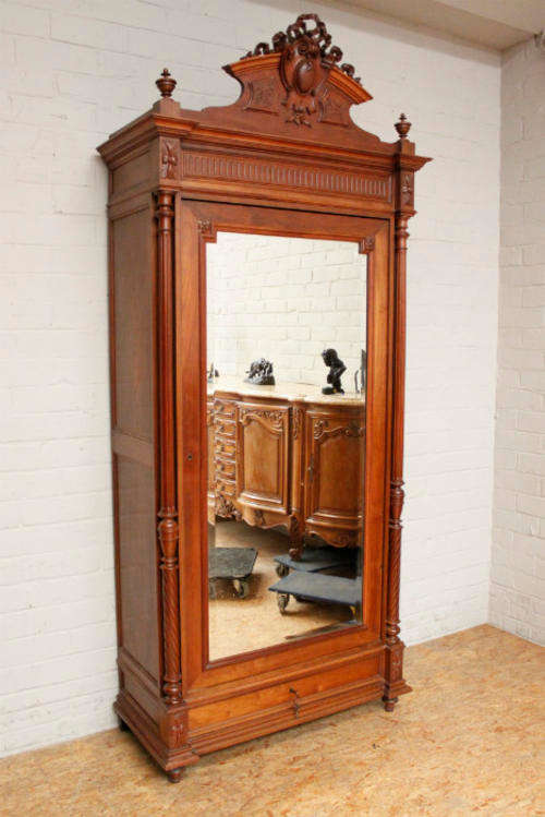 Louis XVI walnut armoire