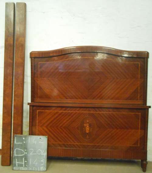 Very beautiful  antique inlay bed