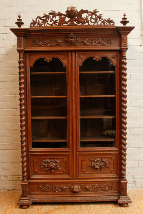 Oak Renaissance Bookcase