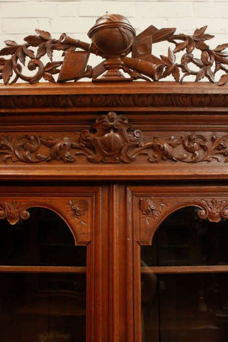 Oak Renaissance Bookcase