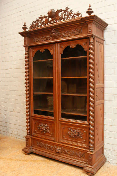 Oak Renaissance Bookcase