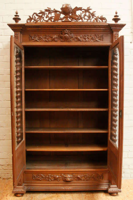 Oak Renaissance Bookcase