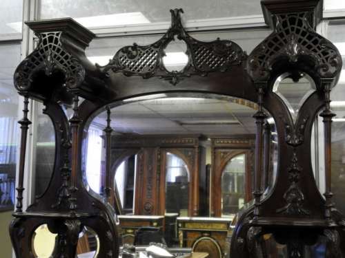 Victorian  Mahogany sideboard/Display cabinet