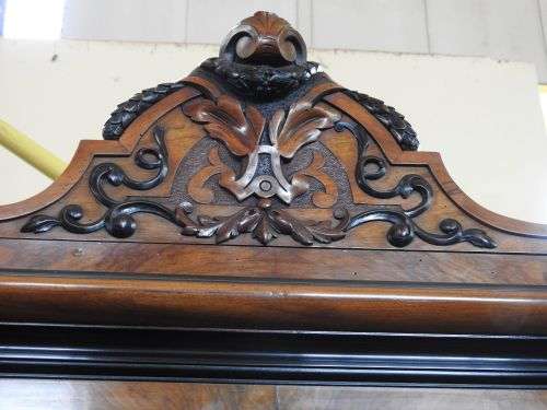 Beautiful Napoleon III Armoire in Palisander/Rosewood and Ebony