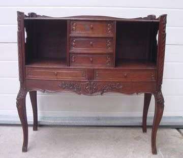 French Provincial Cabinet in Oak